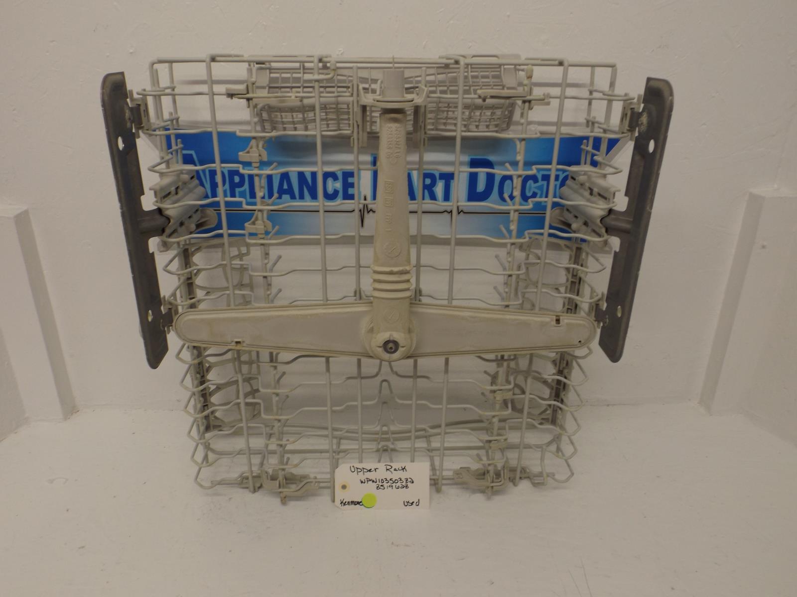 Kenmore Dishwasher WPW10350382 8519628 Upper Rack Used Kenmore Dishwasher WPW10350382 8519628 Upper Rack Used